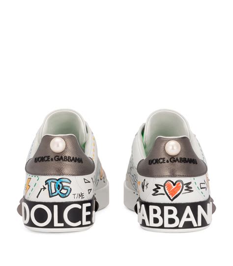 dolce and gabbana graffiti sneakers